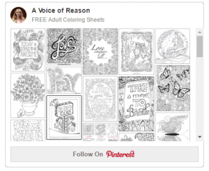 A Voice Of Reason Pinterest-Free Coloring Sheets