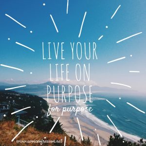 Live your life on purpose