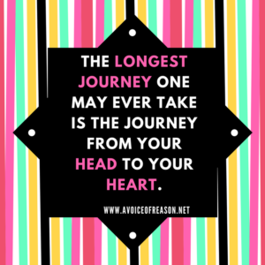 Longest journey from head to heart